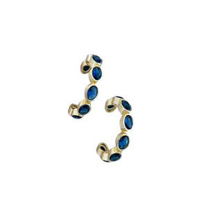 Iolite Hoops - Small